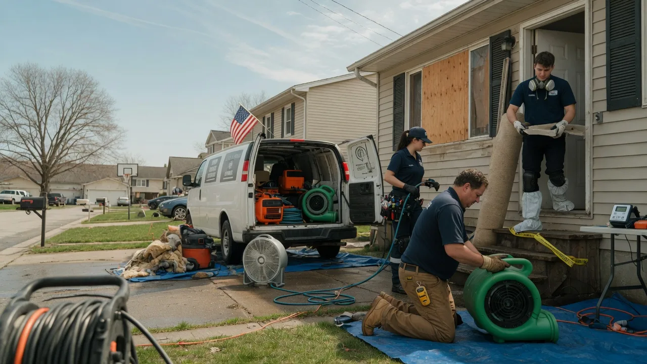 Water Damage Restoration in Tustin, MI near me